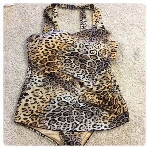 New! Juno Active Leopard swimsuit